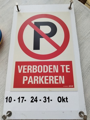 nietparkeren nietparkeren